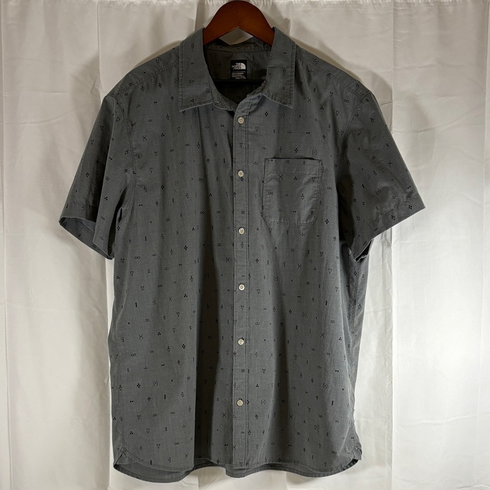The North Face Men's Charcoal Button Down Shirt